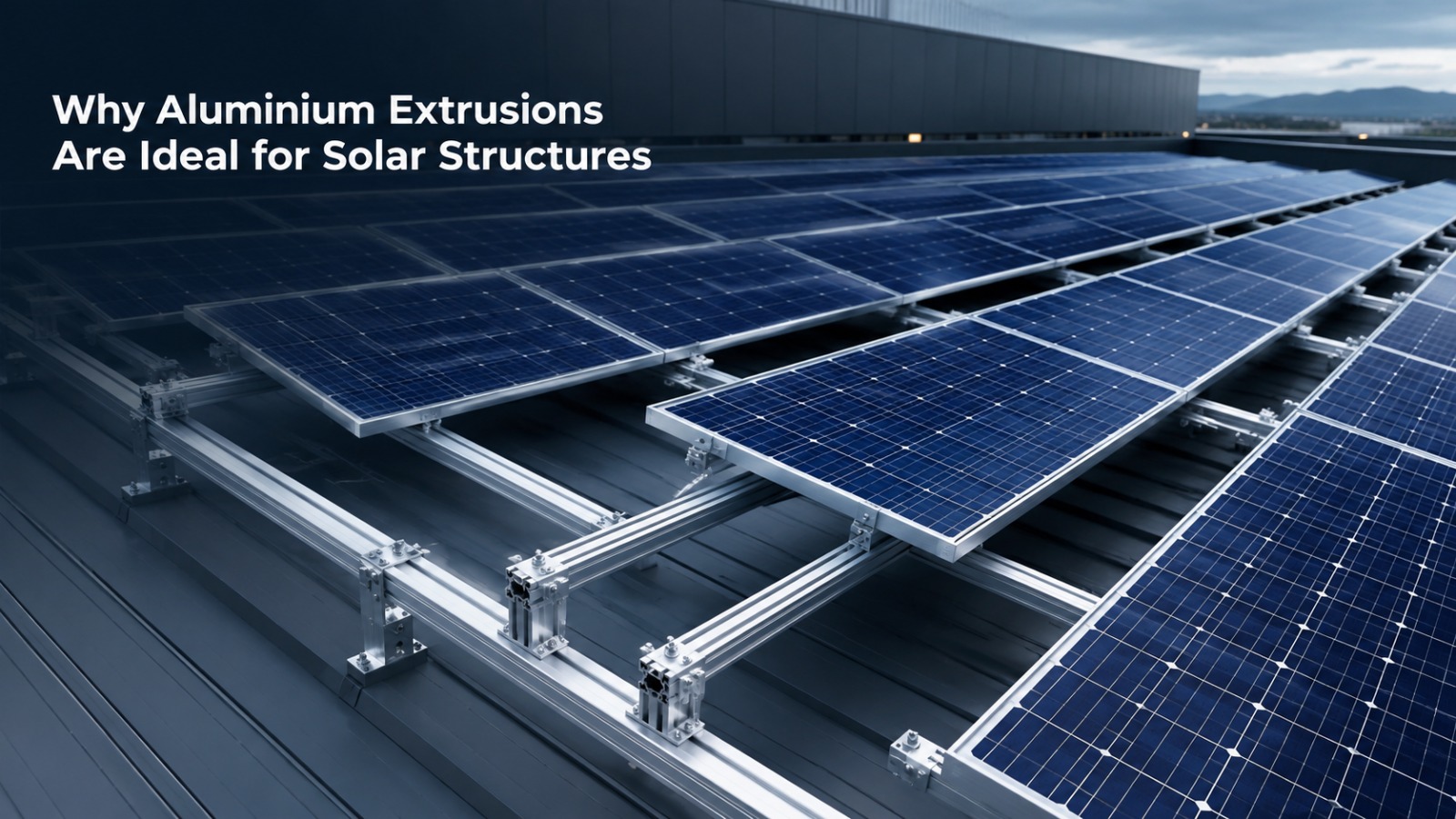 Why Aluminium Extrusions Are Ideal for Solar Structures
